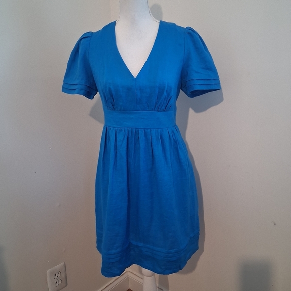 Boden 100% Linen Eve Short Dress Size 6P NWT - Picture 6 of 8